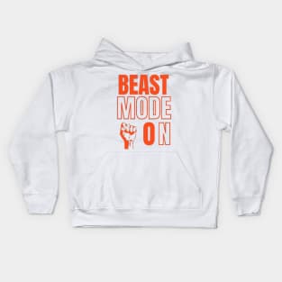 beast mode on Kids Hoodie